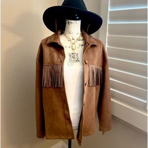 NWT beautiful western shacket